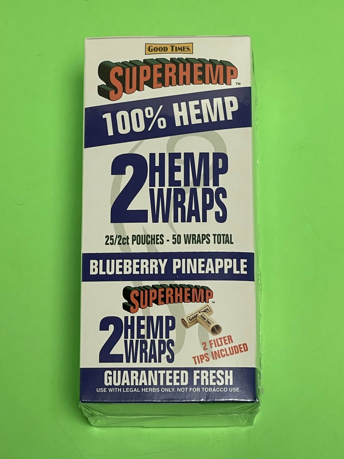 FREE GIFT🎁Good Times SuperHemp Blueberry🫐Pineapple🍍50 Super High Quality Hemp