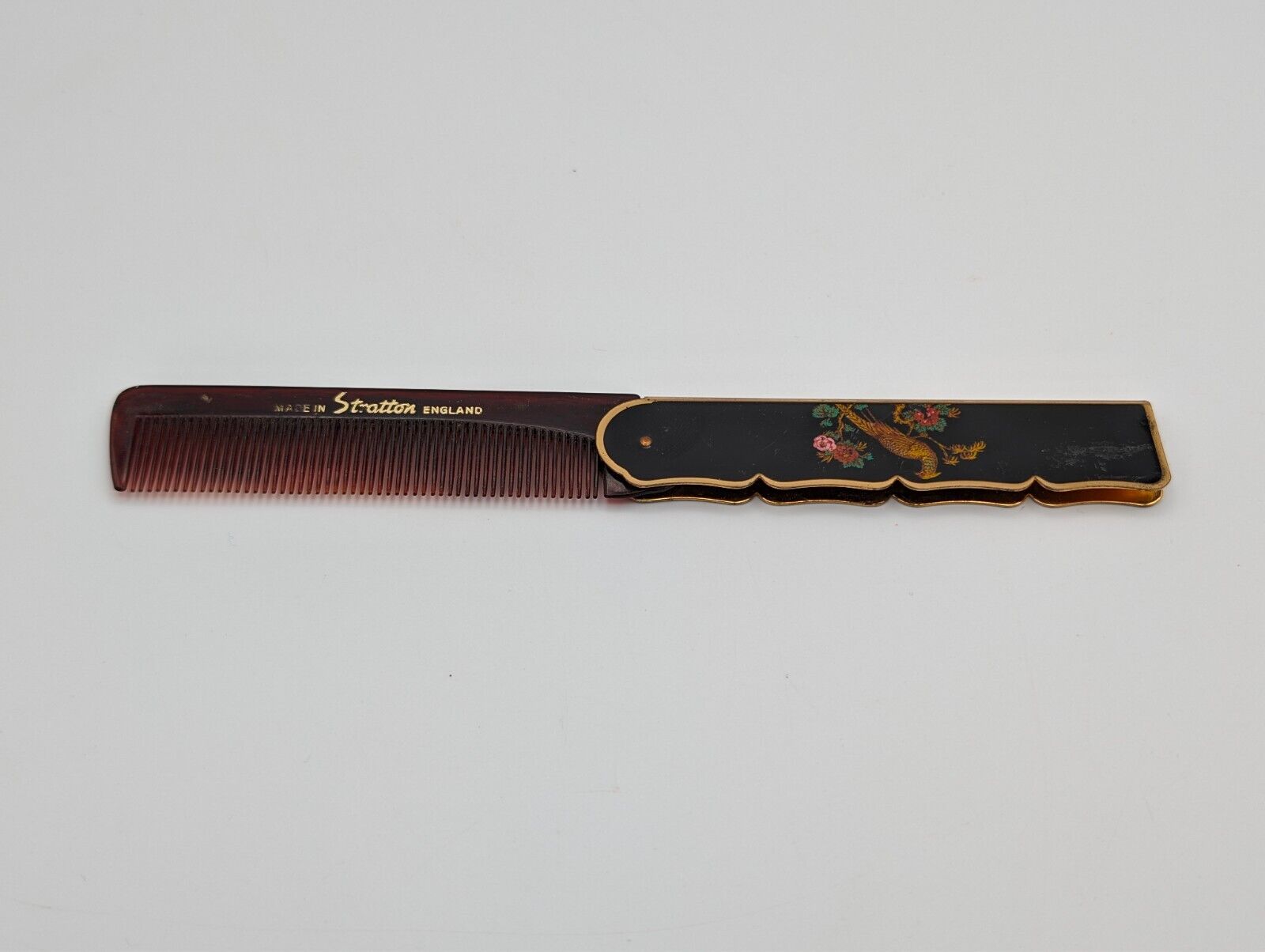 Vintage English Stratton Folding Comb