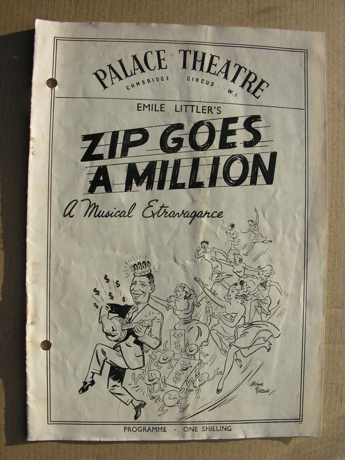 1952 ZIP GOES A MILLION George Formby, Sara Gregory, Barbara Perry, Wallas Eaton