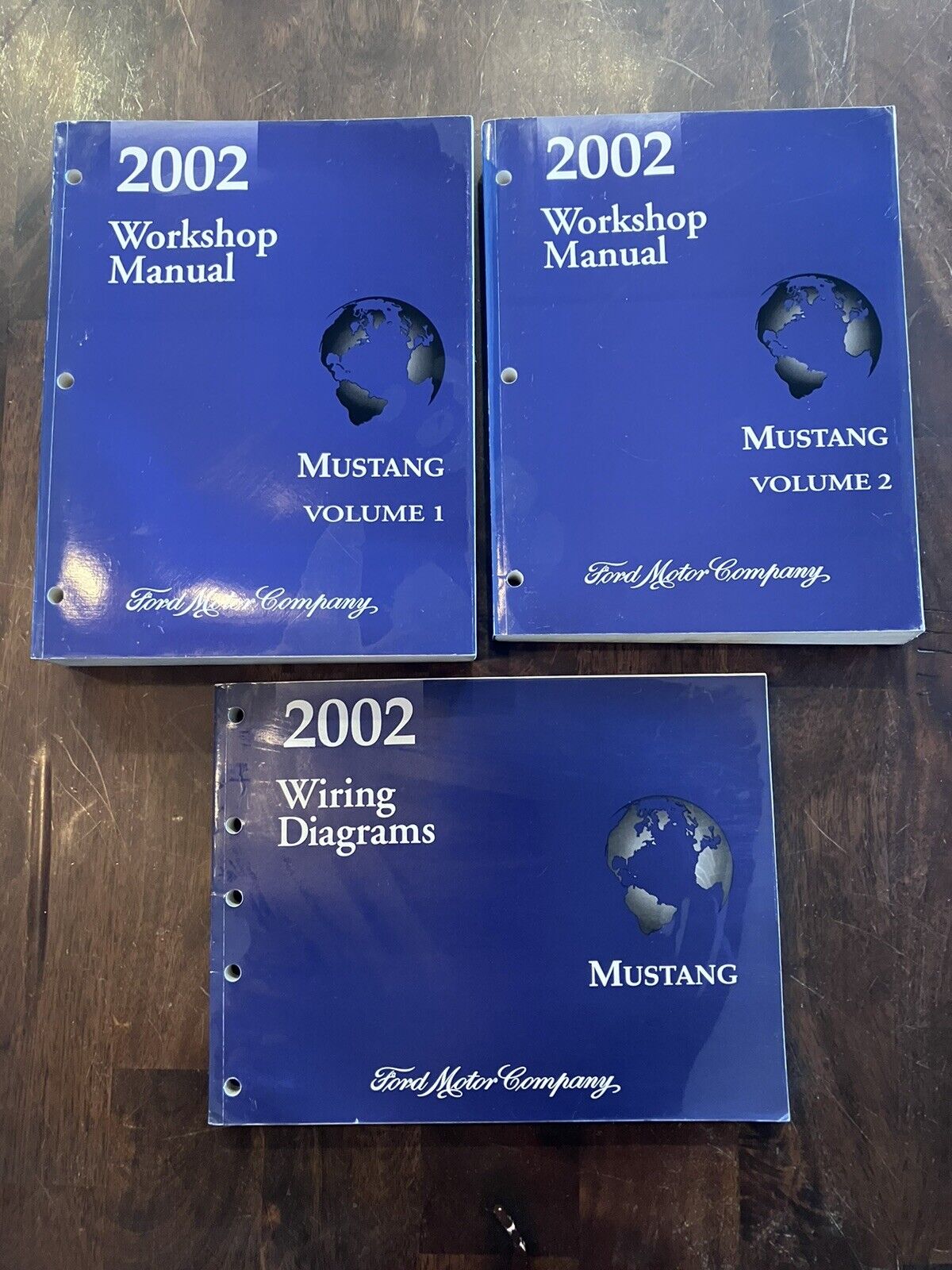 2002 Ford Mustang Workshop Factory manual set Volumes 1 & 2 + Wiring Diagrams