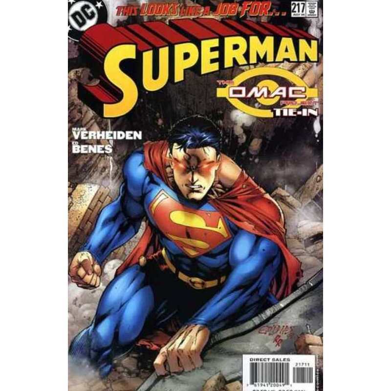 Superman (1987 series) #217 in Near Mint condition. DC comics [p,