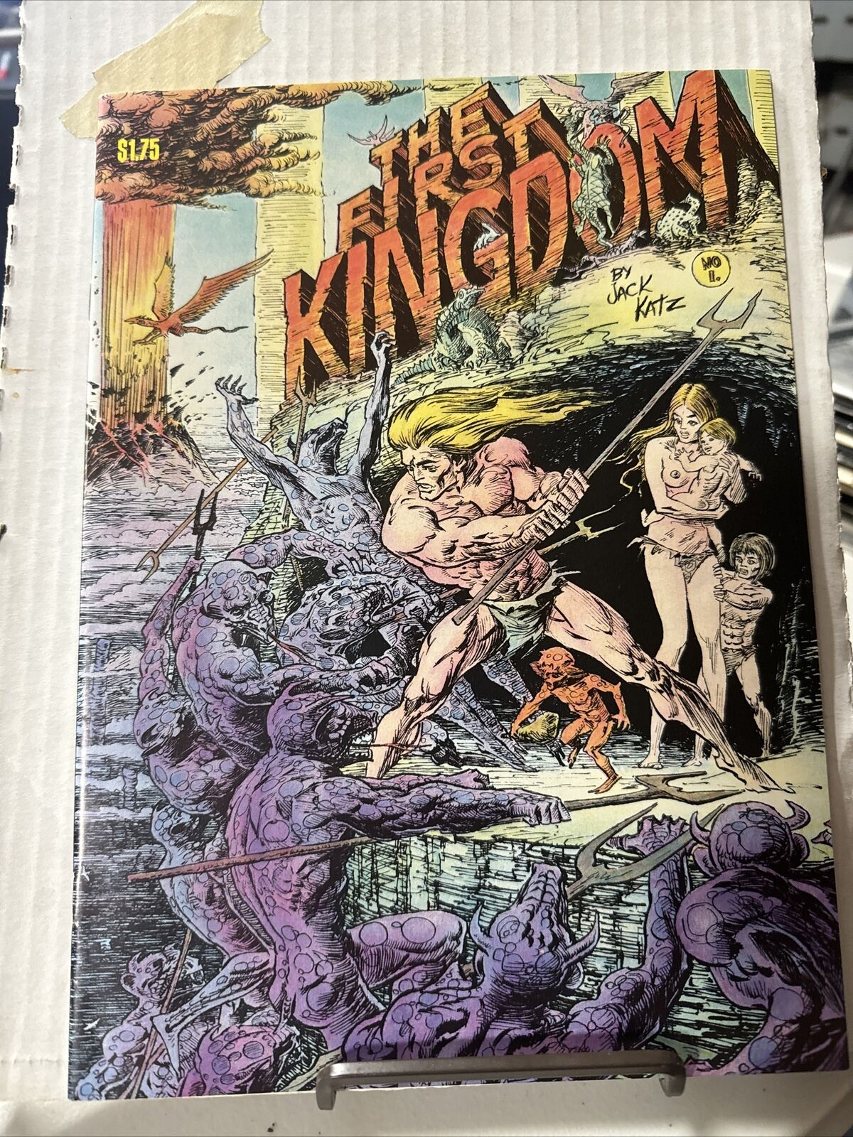 1974 THE FIRST KINGDOM #1 4th Print Jack Katz FINE