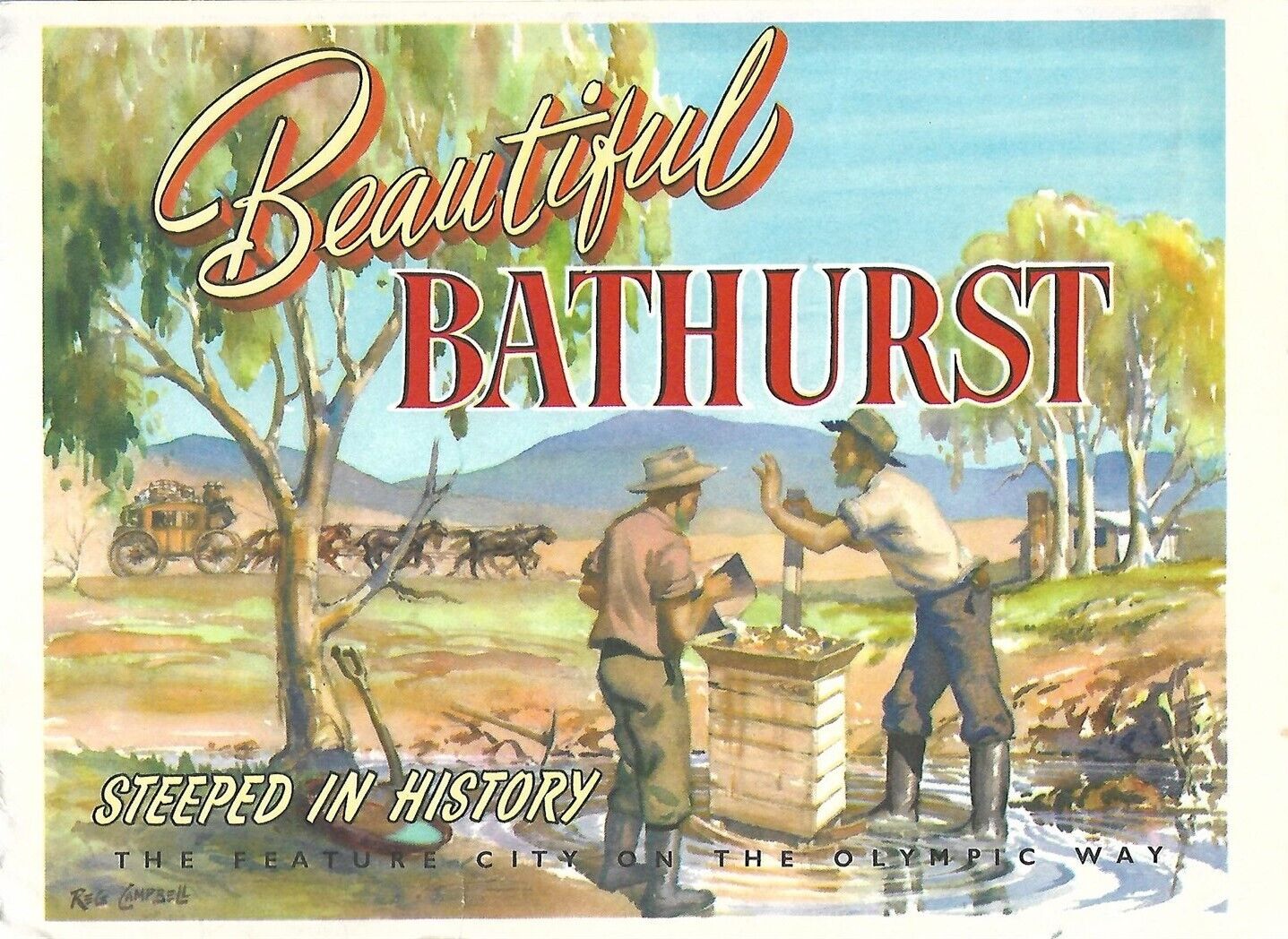 Beautiful 1960 BATHURST New South Wales Australia Photo Booklet + NRMA Road Map