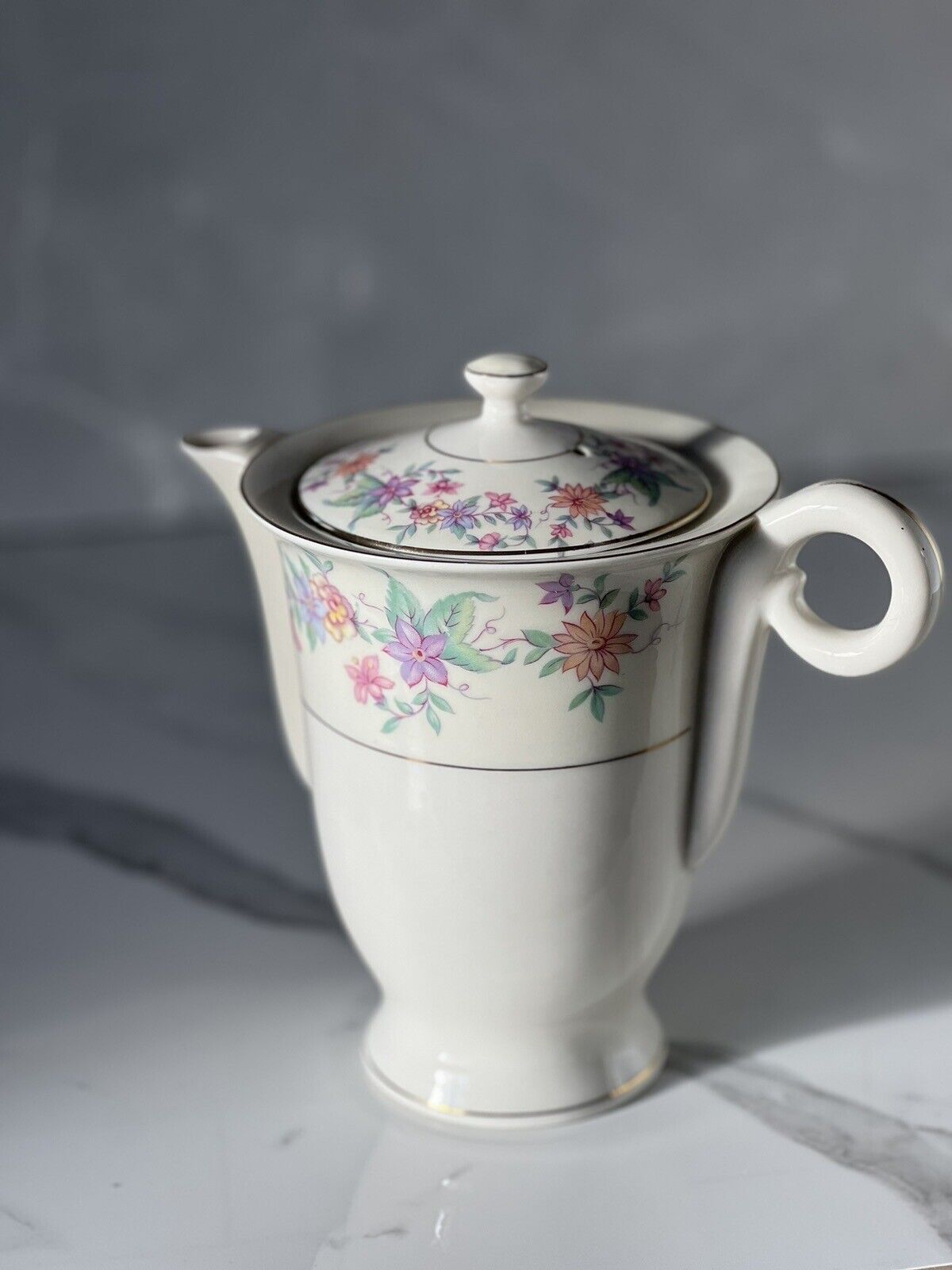 Theodore Haviland Fine china Springtime Teapot