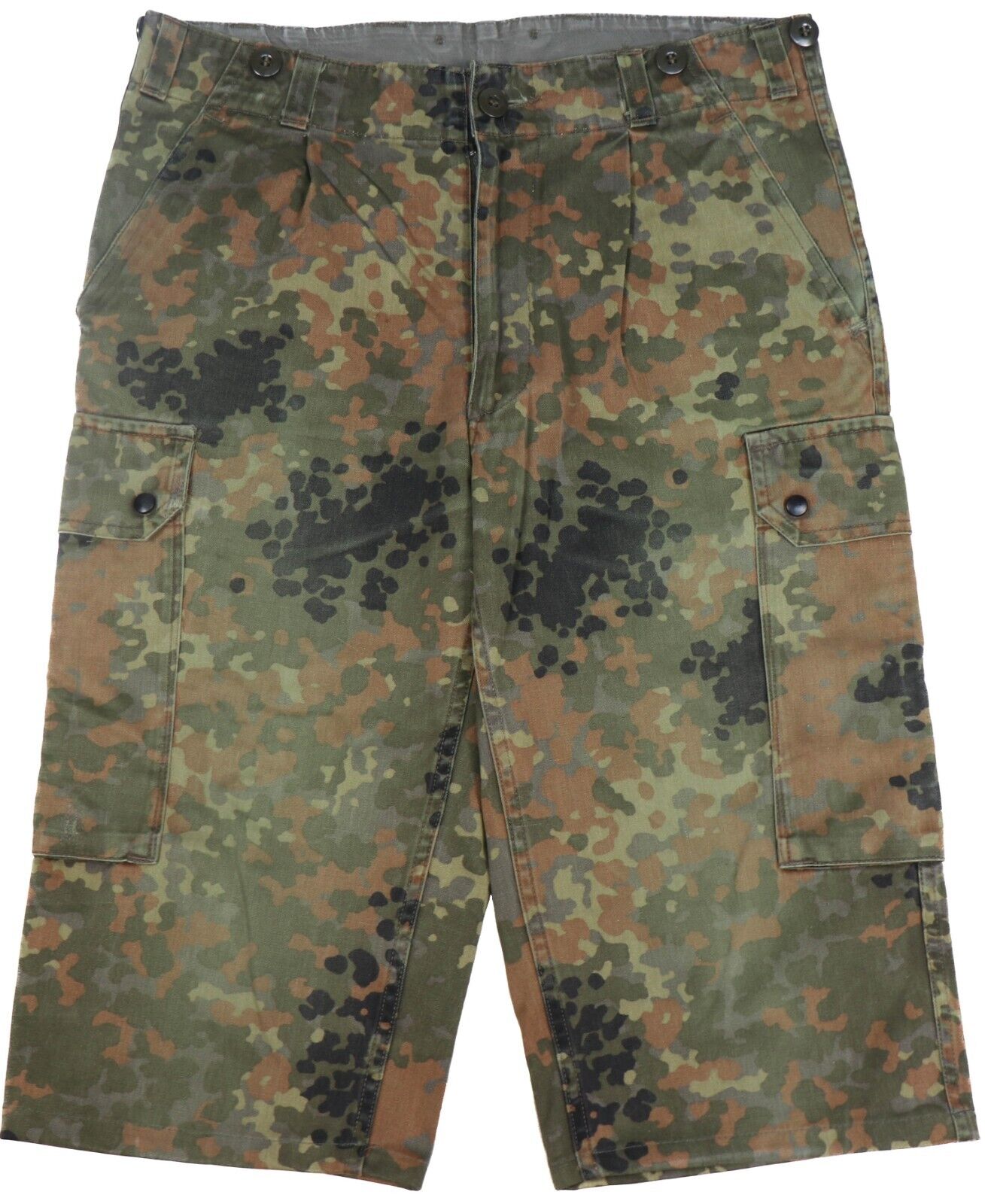 Large Short (Gr.3) German Bundeswehr Flecktarn Bermuda Shorts Trousers Pants