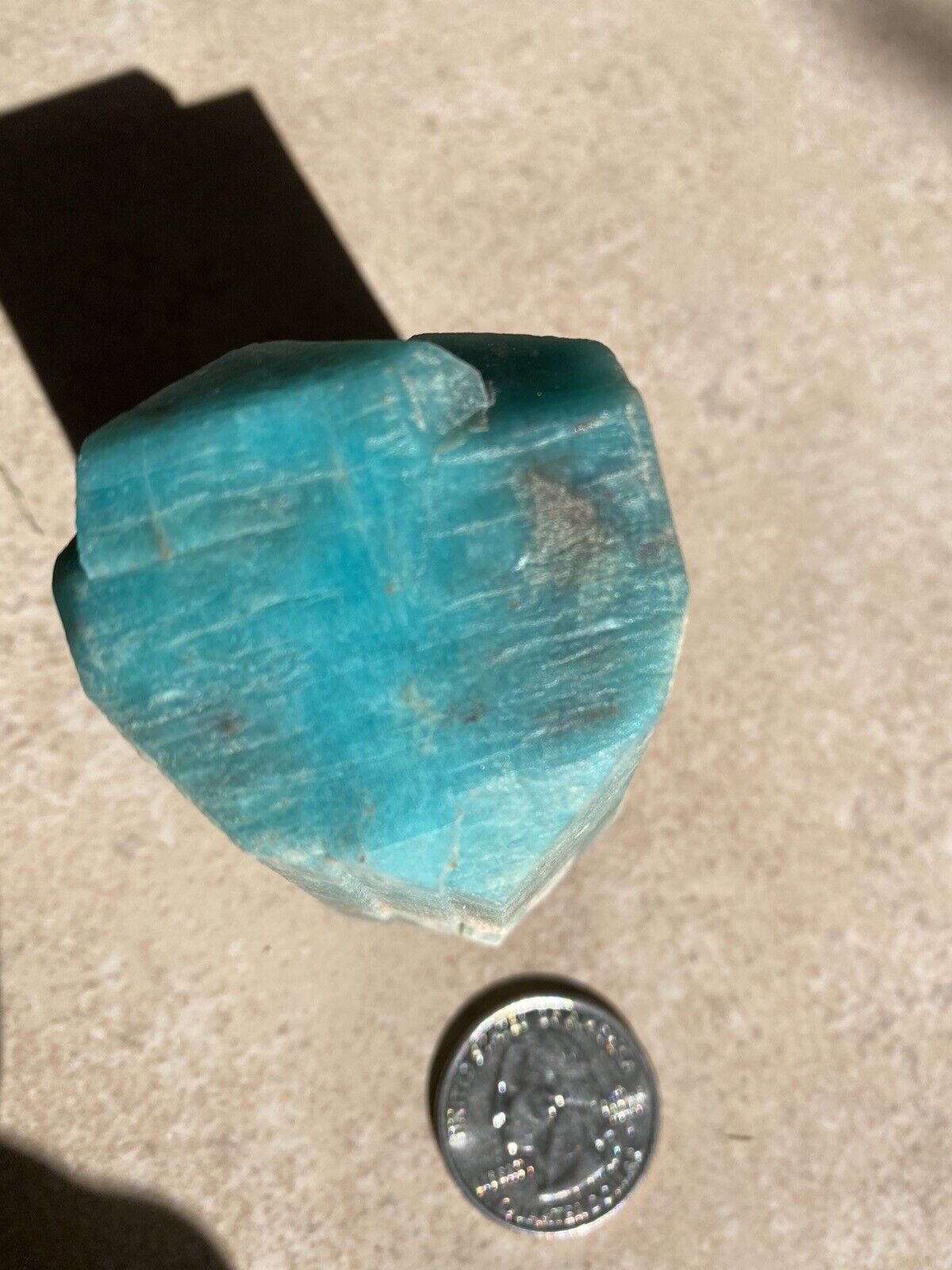 Beautiful Amazonite Crystal, Crystal Peak, Colorado