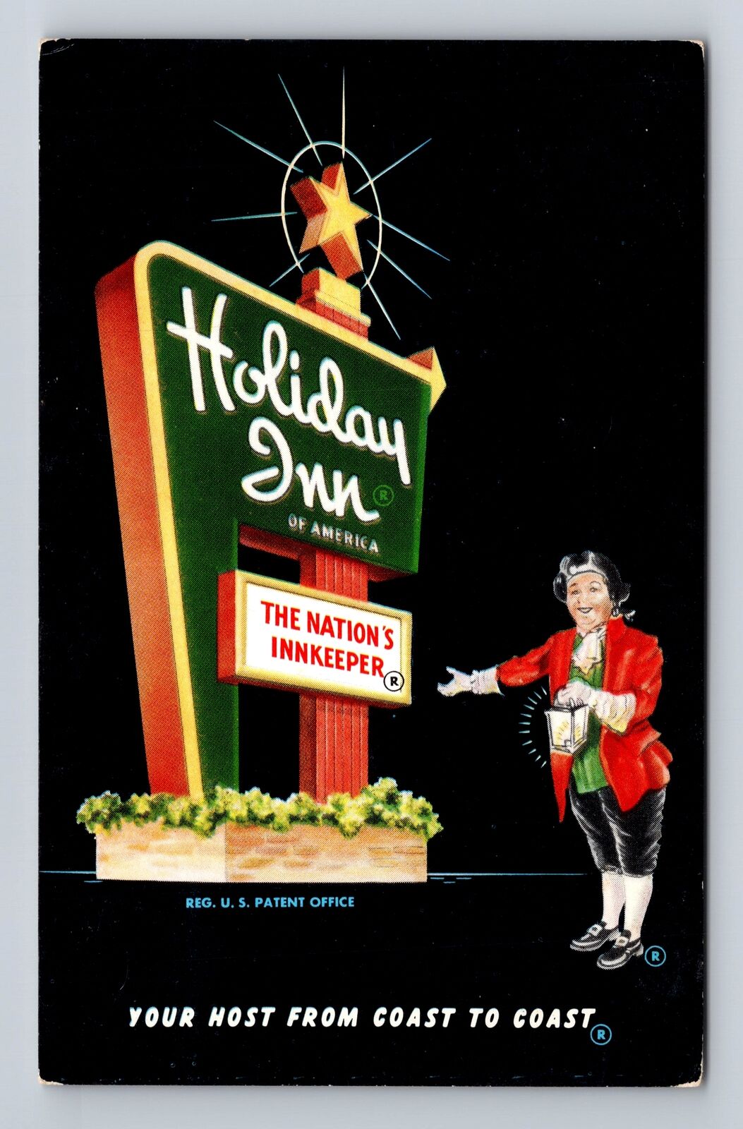 Youngstown OH-Ohio, Holiday Inn, Advertisement, Antique, Vintage Postcard