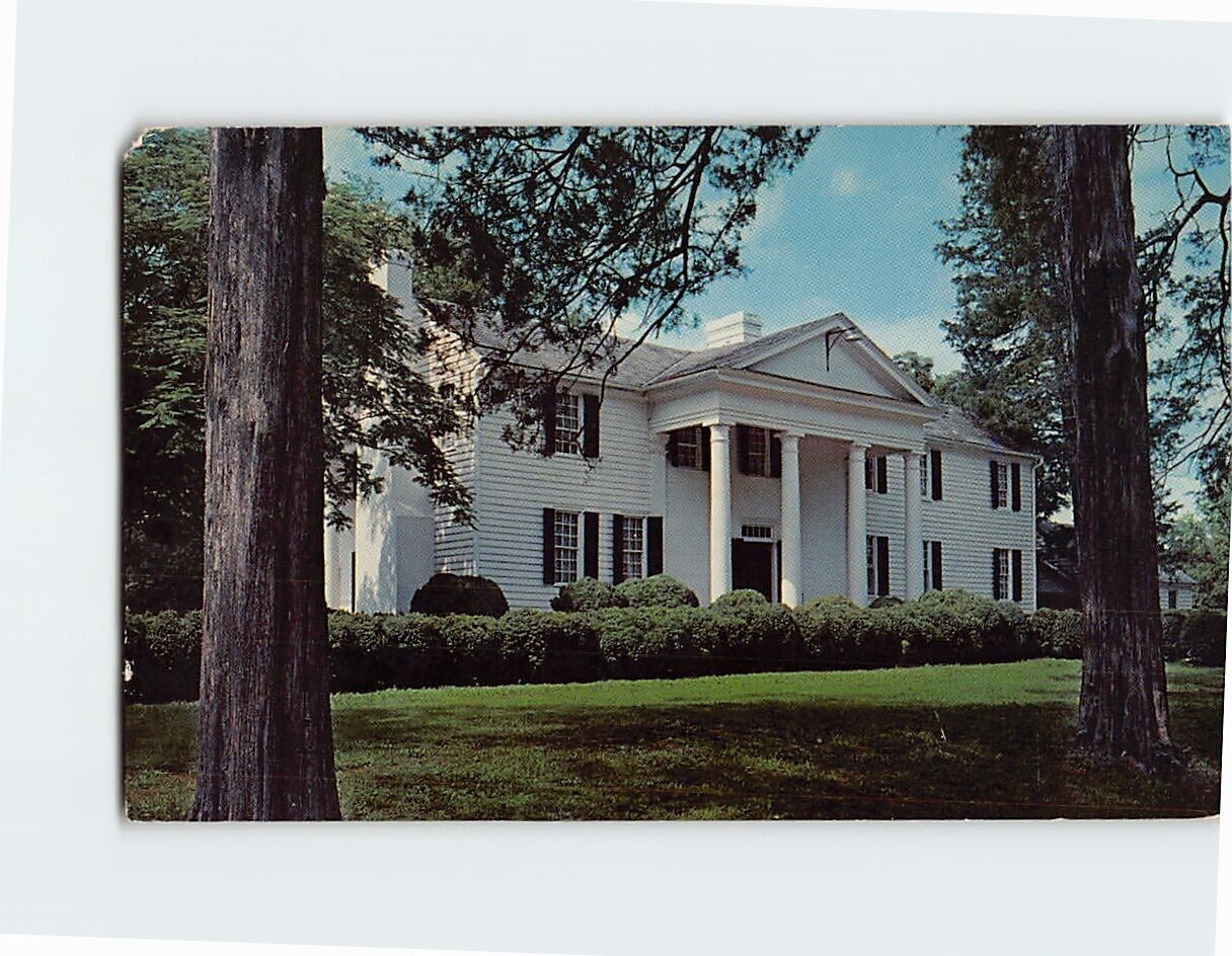Postcard Fort Hill Old Plantation Home of John Caldwell Calhoun South Carolina