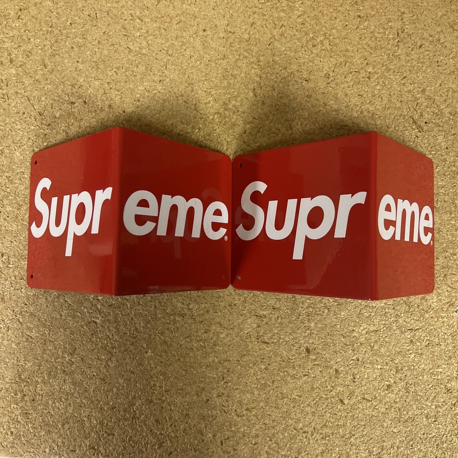 Supreme New York Book ends Bookends Red box logo FW17 Authentic