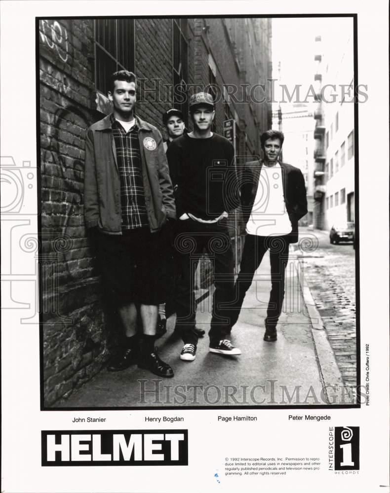 1992 Press Photo Members of the rock group Helmet - pip32256