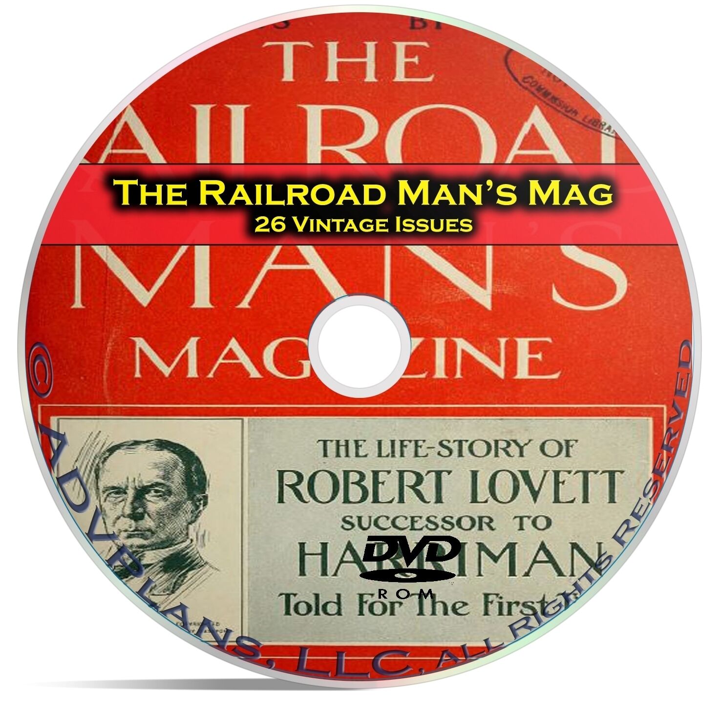 The Railroad Mans Magazine, 26 Classic Issues, Railroad American History DVD C22