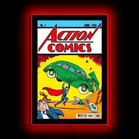Superman Action Comics Mini Poster Plus Led Illuminated Sign DC Comics