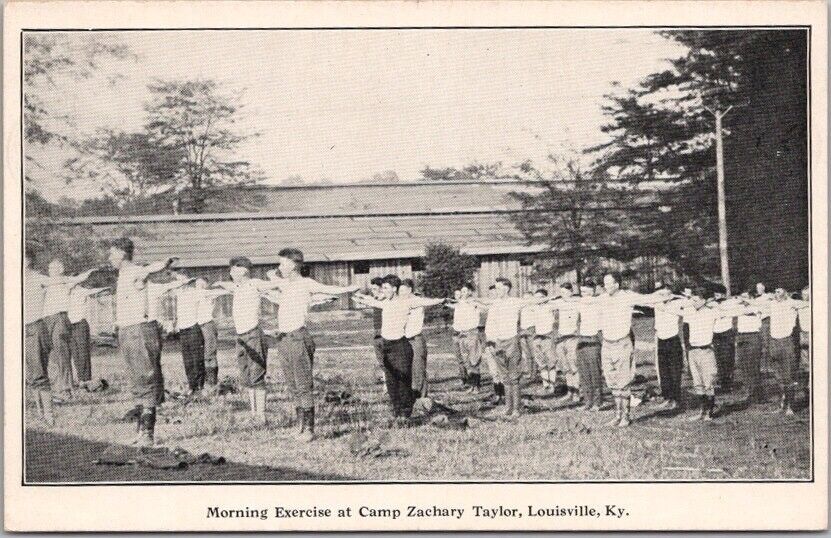 1910s WWI CAMP ZACHARY TAYLOR Louisville Kentucky Postcard \