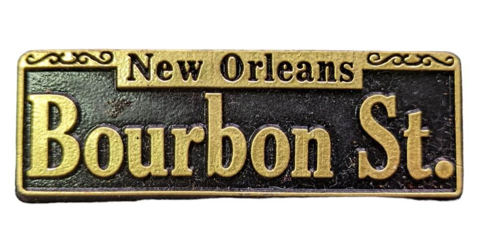 New Orleans Bourbon Street Vintage-Style Souvenir Refrigerator Magnet