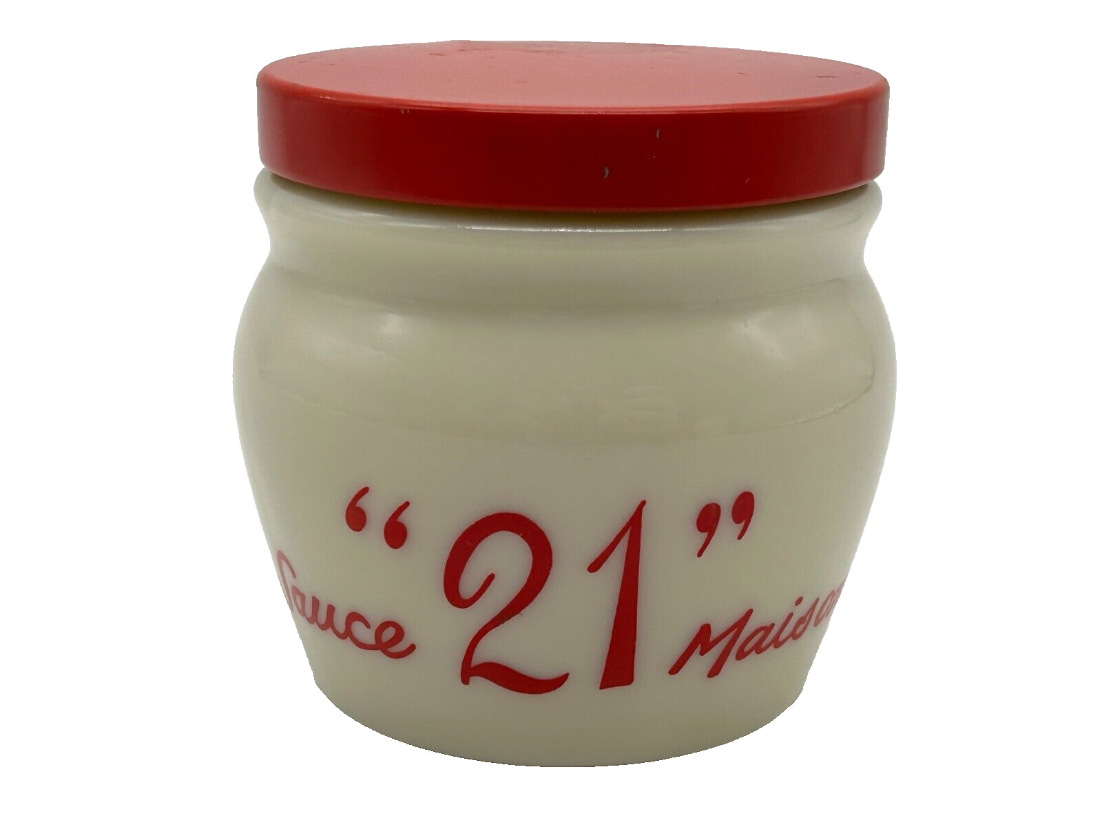 Vintage Jack & Charlies The 21 Club New York Sauce Maison Jar Rare Red Lid
