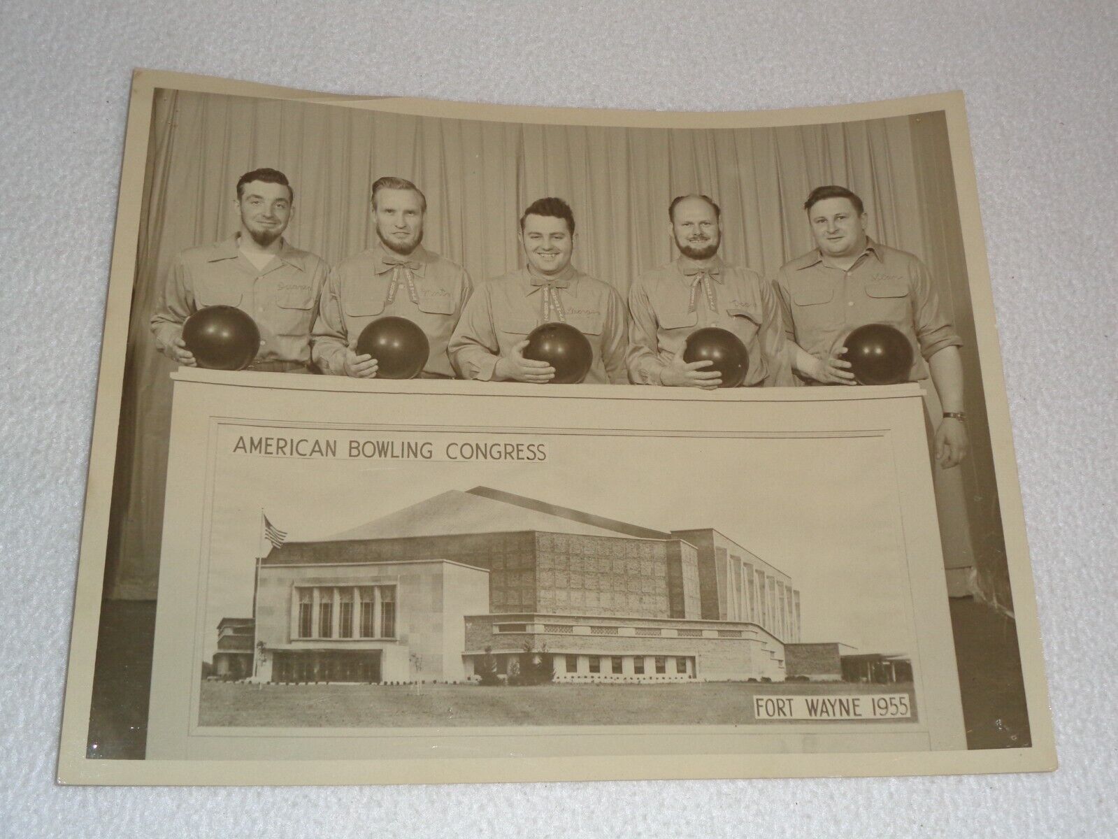 1955 American Bowling Congress Fort Wayne Indiana Tournament Rare Original Photo