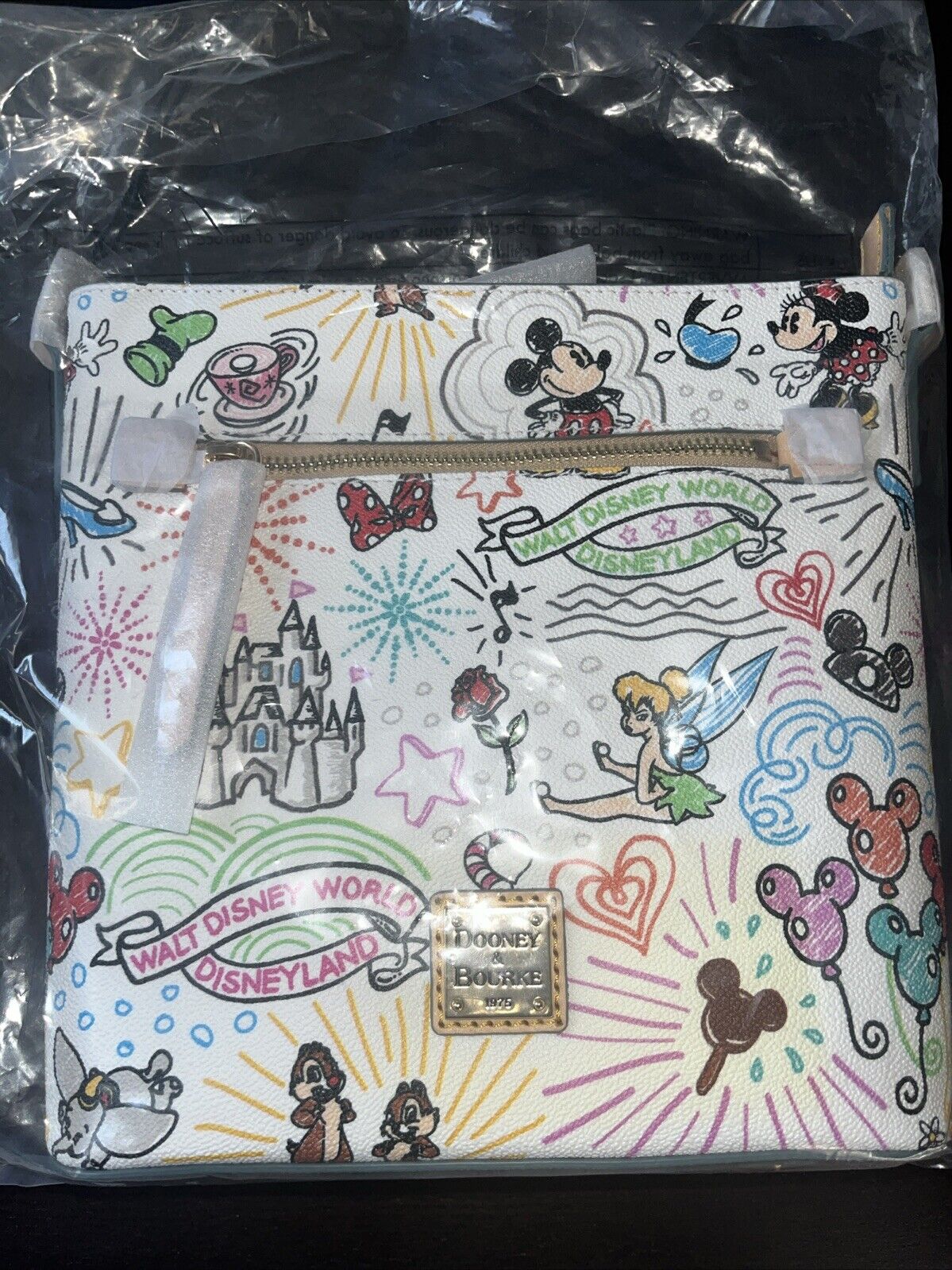 Disney Sketch Crossbody Bag by Dooney & Bourke NWT