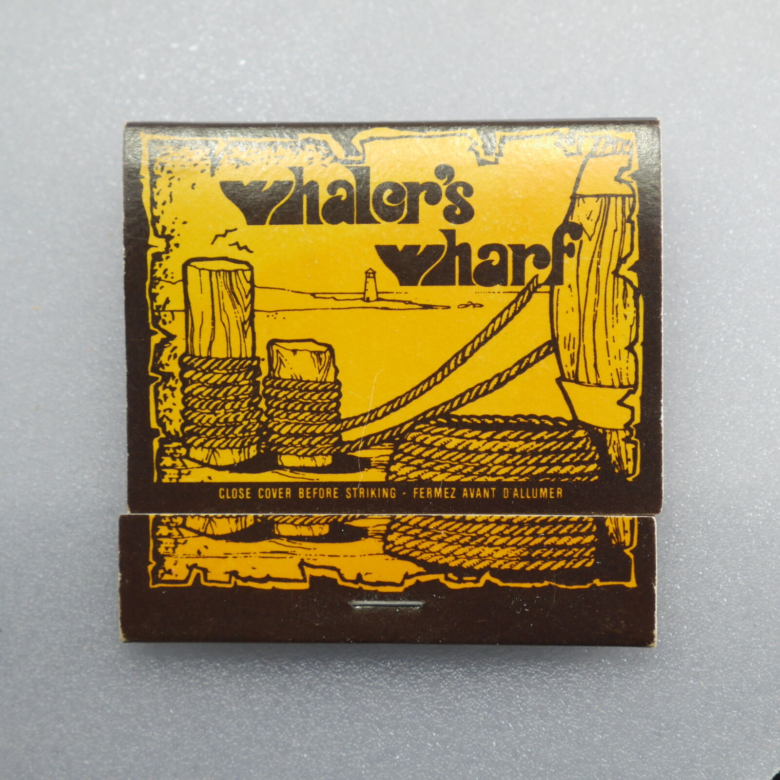 Whaler's Wharf Mississauaga Matchbook Cover Struck