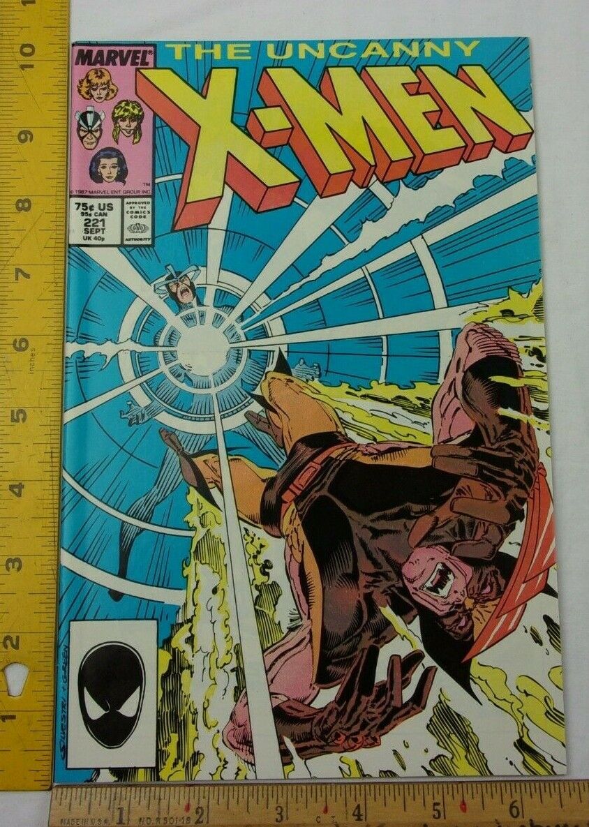 X-Men 221 NM comic book 1987 Bronze Age HIGH GRADE 1st Mr. Sinister