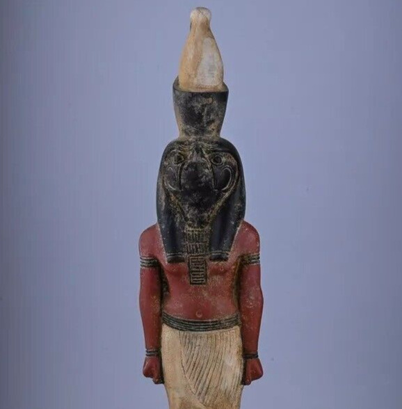 Egyptian Antiquities God Horus Ancient Pharaonic Antique Falcon Statue Rare BC