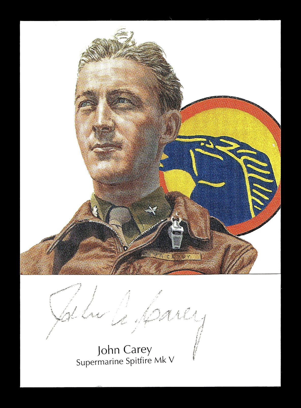 2021 Historic Autographs End Of The War 1945 John Carey World War II Pilot