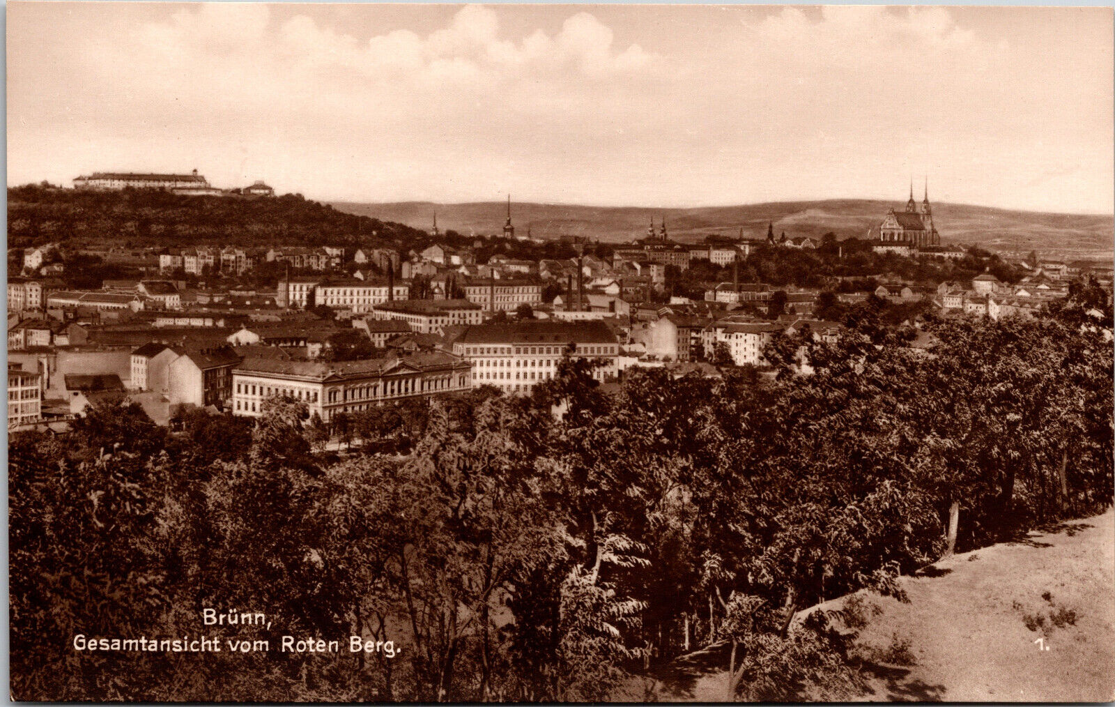 Brno Moravia Czechoslovakia Trinks-Bildkarte Postcard RPPC