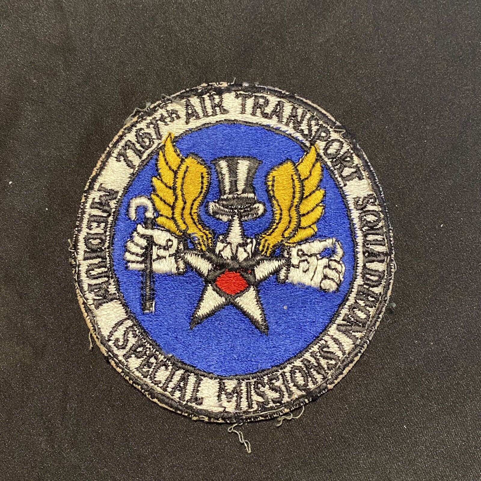 Original 7167th Air Transport Squad Patch Vietnam War Special Missions