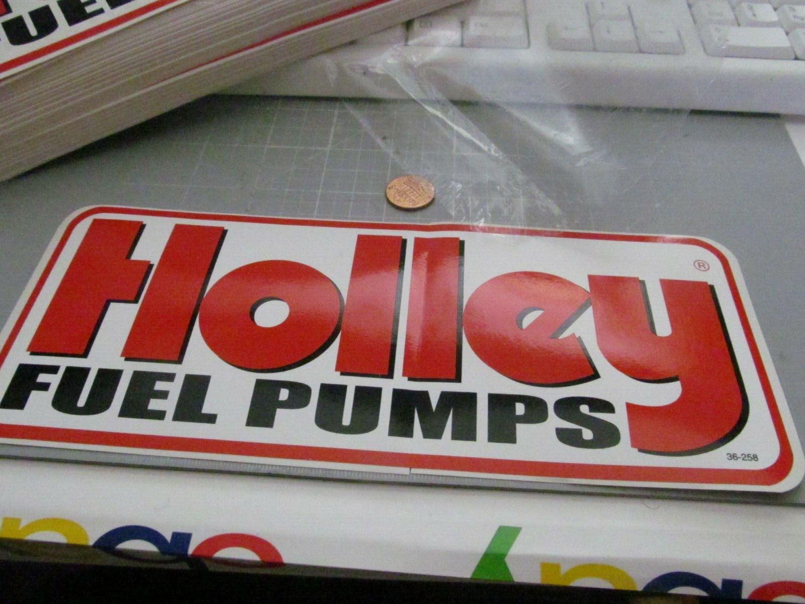 HOLLEY FUEL PUMPS Sticker / Decal ORIGINAL OLD STOCK