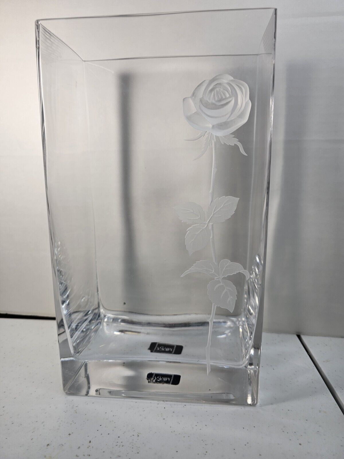 Vintage Mikasa Endless Love 3d Vase