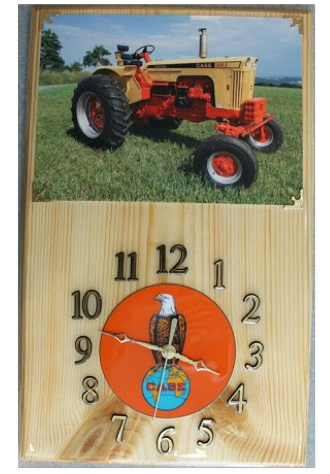 Case 830 Wood Clock