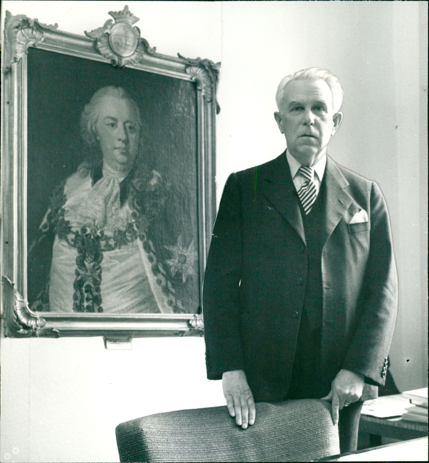 Uka. University Chancellor Arthur Thomson in hi... - Vintage Photograph 2478759