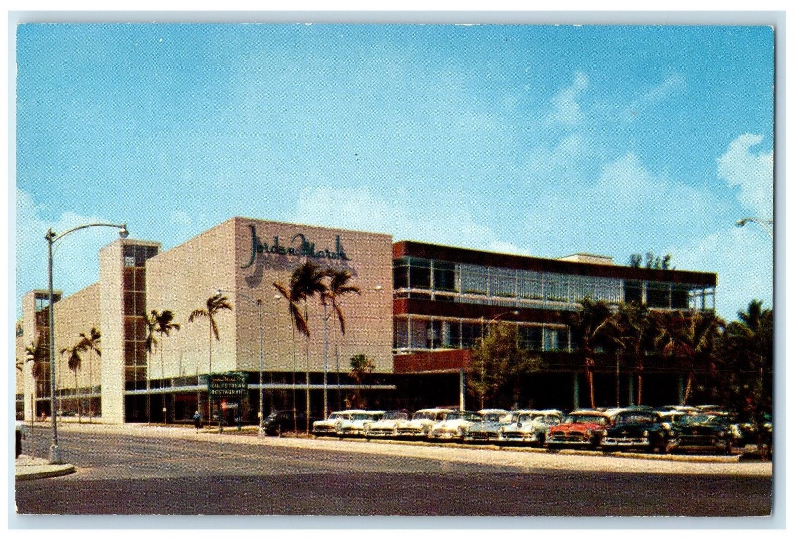 c1960\'s Jordan Mash Department Store Exterior Miami Florida FL Unposted Postcard