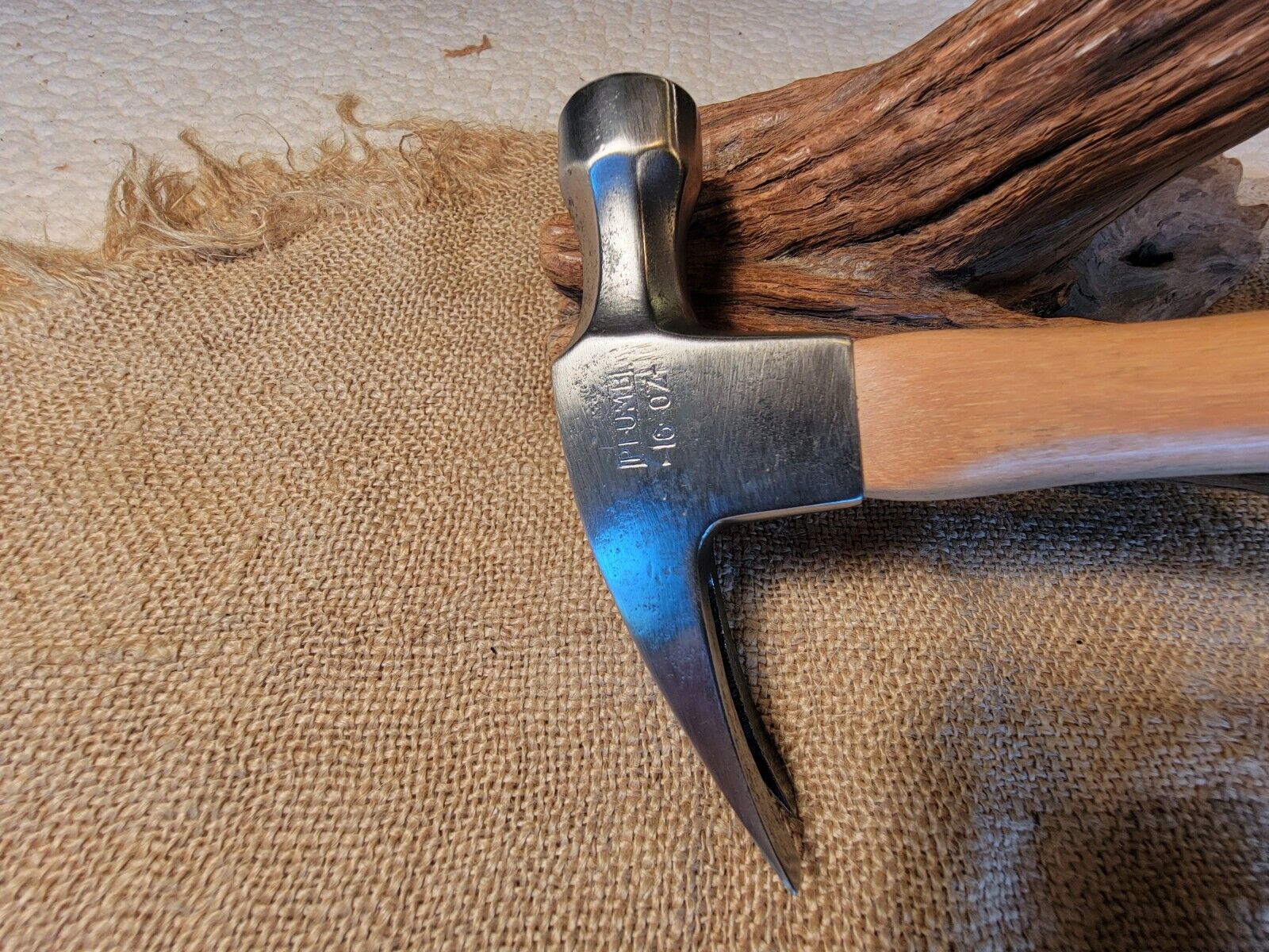 Vintage PLUMB Straight Claw  20 OZ Finish Hammer