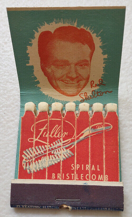 Vintage Feature Matchbook Red Skelton In Fuller Brush Man Columbia Pictures