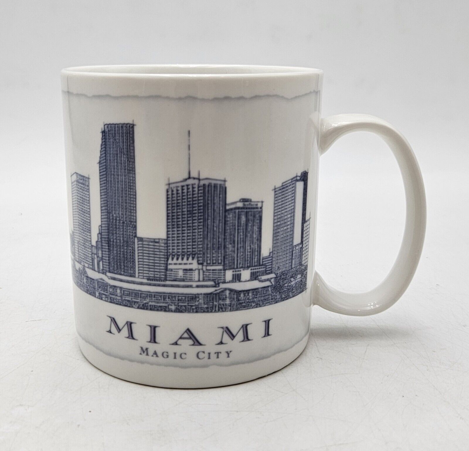 Starbucks Coffee Mug Miami Magic City 18 Oz 2007 Architecture Series Tea