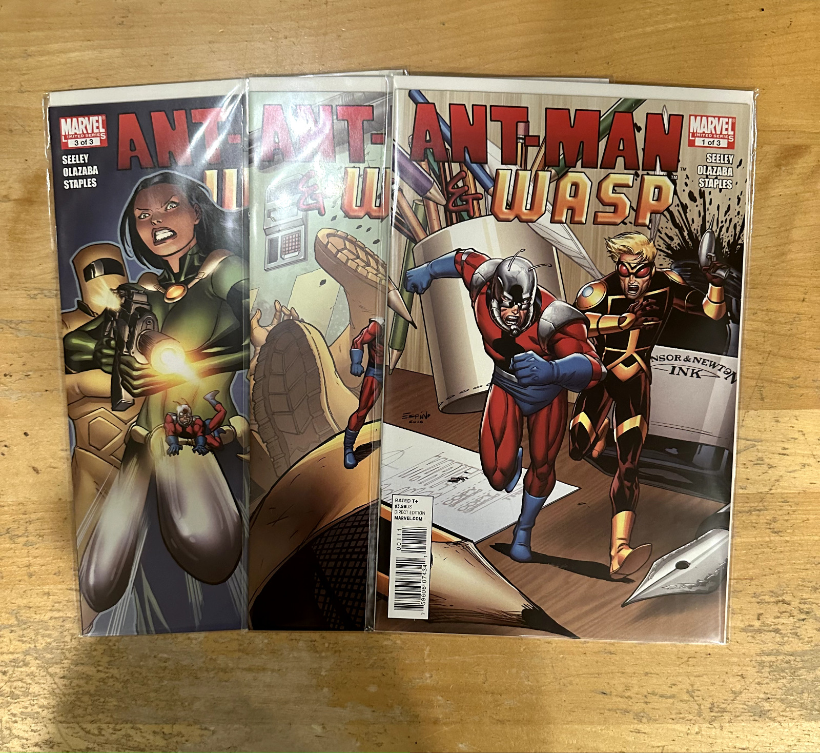 Marvel Comics: Ant-Man and Wasp Vol. 1 (2011) #1-3 Complete Set