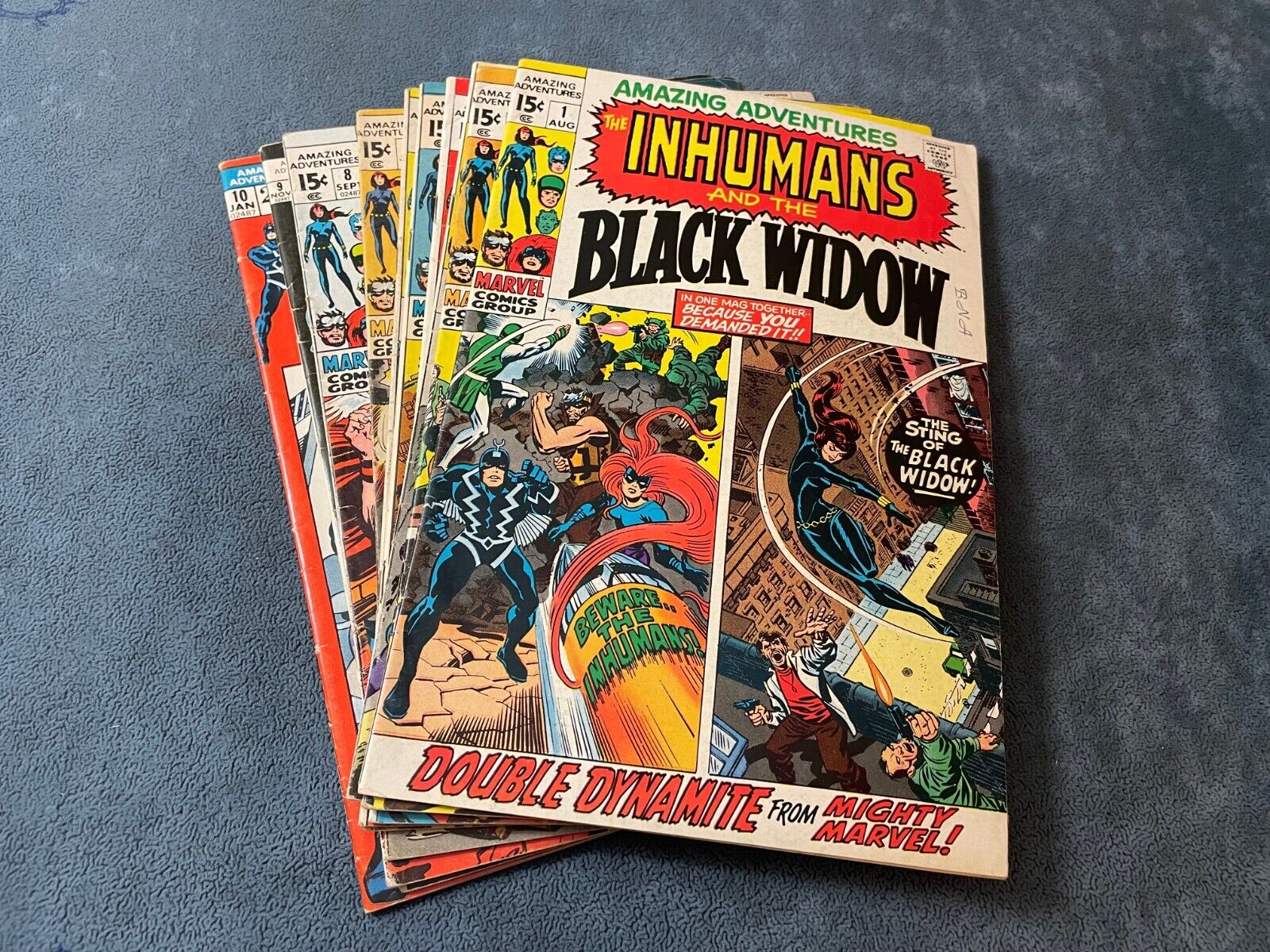 Amazing Adventures Inhumans #1-10 Marvel Comic Book Lot Complete Mid Low Grade